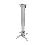 Soporte universal inclinable de techo para proyector color plata con SKU PJ2012T-S, fabricado por TooQ