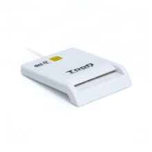 Lector de tarjetas externo TooQ, modelo TQR-210W, compatible con DNI electrónico y almacenamiento externo