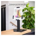 Soporte de seguridad TooQ TQTDS0811 para tabletas de 26,7 cm (10.5 pulgadas) en color negro, con diseño robusto y seguro.