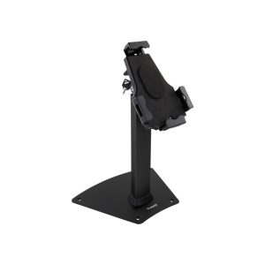 Soporte de seguridad TooQ TQTDS0811 para tabletas de 26,7 cm (10.5 pulgadas) en color negro, con diseño robusto y seguro.