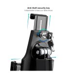 Soporte de seguridad TooQ TQTDS0811 para tabletas de 26,7 cm (10.5 pulgadas) en color negro, con diseño robusto y seguro.