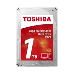 Disco duro interno Toshiba P300 con capacidad de 1TB, velocidad de rotación de 7200 RPM y caché de 64MB, SKU HDWD110UZSVA