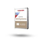 Imagen del disco duro interno Toshiba N300 de 4TB con SKU HDWG51JUZSVA, ideal para almacenamiento masivo y alto rendimiento.