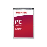 Disco duro interno Toshiba L200 de 1 TB con 5400 RPM, 128 MB de caché y tamaño de 2.5 pulgadas, SKU HDWL110UZSVA