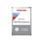 Disco duro interno Toshiba X300 con capacidad de 6 TB, velocidad de 7200 RPM y conexión Serial ATA III. SKU: HDWR160UZSVA