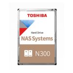Toshiba N300 disco duro interno con 10 TB, 7200 RPM, 512 MB, 3.5 pulgadas, Serial ATA III. SKU MN10ADA10TS