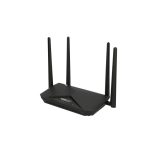 Imagen del TOTOLINK A3002RU_V3, un router inalámbrico Gigabit Ethernet de doble banda (2,4 GHz / 5 GHz) en color negro. SKU: A3002RU V3