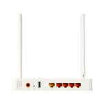 Router inalámbrico TOTOLINK A3002RU, Gigabit Ethernet, doble banda 2,4 GHz / 5 GHz, modelo en color blanco. SKU: A3002RU