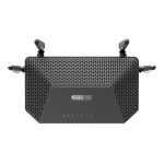 Vista del router inalámbrico TOTOLINK A3300R con Gigabit Ethernet, doble banda de 2,4 GHz y 5 GHz, en color negro. SKU A3300R.