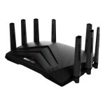 Router inalámbrico TOTOLINK A8000RU, tribanda con frecuencias de 2,4 GHz y dual 5 GHz, en color negro, SKU A8000RU.