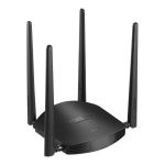 Router inalámbrico Ethernet rápido de doble banda 2,4 GHz y 5 GHz en color negro, modelo TOTOLINK A800R, SKU A800R