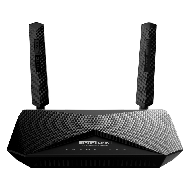 TOTOLINK Router WiFi AC1200 Dual Band con 4G Negro TOTOLINK LR1200 Router WiFi AC1200 Dual Band con Ethernet rápido, doble banda (2,4 GHz / 5 GHz), ideal para conexiones 4G, en color negro. SKU: LR1200