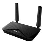 TOTOLINK LR1200 Router WiFi AC1200 Dual Band con Ethernet rápido, doble banda (2,4 GHz / 5 GHz), ideal para conexiones 4G, en color negro. SKU: LR1200