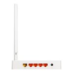 Router inalámbrico TOTOLINK N302R+ de 300 Mbps con Ethernet rápido de banda única 2,4 GHz en color blanco. SKU: N302R+.