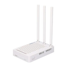 Router inalámbrico TOTOLINK N302R+ de 300 Mbps con Ethernet rápido de banda única 2,4 GHz en color blanco. SKU: N302R+.