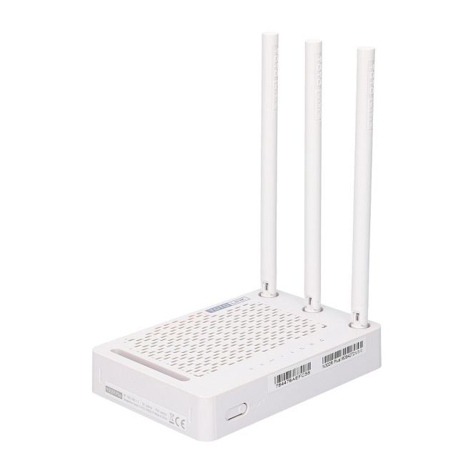 TOTOLINK Router Inalámbrico Banda Única 300 Mbps Router inalámbrico TOTOLINK N302R+ de 300 Mbps con Ethernet rápido de banda única 2,4 GHz en color blanco. SKU: N302R+.