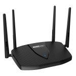 TOTOLINK X5000R router inalámbrico Gigabit Ethernet AX1800 de doble banda 2,4 GHz y 5 GHz en color negro, SKU X5000R