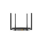 Enrutador Mercusys modelo AC12G, inalámbrico con conectividad Gigabit Ethernet y doble banda (2.4 GHz / 5 GHz), color negro, SKU AC12G