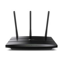 Imagen del router TP-Link Archer A8, con Gigabit Ethernet, doble banda 2,4 GHz y 5 GHz, en color negro. SKU Archer A8