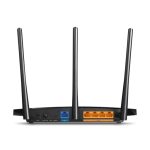 Imagen del router TP-Link Archer A8, con Gigabit Ethernet, doble banda 2,4 GHz y 5 GHz, en color negro. SKU Archer A8