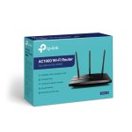 Imagen del router TP-Link Archer A8, con Gigabit Ethernet, doble banda 2,4 GHz y 5 GHz, en color negro. SKU Archer A8