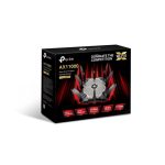 Router inalámbrico TP-Link Archer AX11000 con Gigabit Ethernet tribanda (2,4 GHz/5 GHz/5 GHz) en color negro, SKU Archer AX11000