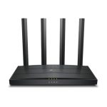Router inalámbrico TP-Link Archer AX12, doble banda (2,4 GHz / 5 GHz), color negro. SKU: Archer AX12.