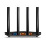 Router inalámbrico TP-Link Archer AX12, doble banda (2,4 GHz / 5 GHz), color negro. SKU: Archer AX12.
