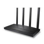 TP-Link Archer AX17 router inalámbrico con doble banda 2.4 GHz y 5 GHz de color negro. SKU: Archer AX17