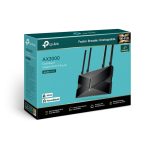 TP-Link Archer AX53, router inalámbrico doble banda 2,4 GHz / 5 GHz, Gigabit Ethernet, color negro, SKU Archer AX53
