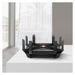 Router inalámbrico TP-Link Archer AX6000, Gigabit Ethernet, doble banda 2,4 GHz y 5 GHz, color negro. SKU: Archer AX6000