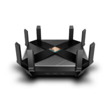 Router inalámbrico TP-Link Archer AX6000, Gigabit Ethernet, doble banda 2,4 GHz y 5 GHz, color negro. SKU: Archer AX6000