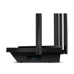 Router inalámbrico TP-Link Archer AX72 de doble banda (2,4 GHz / 5 GHz) en color negro. SKU: Archer AX72