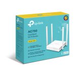 Router inalámbrico TP-Link ARCHER C24 con doble banda de 2,4 GHz y 5 GHz, Ethernet rápido, color blanco, SKU Archer C24