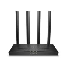 Router inalámbrico TP-Link Archer C6, doble banda 2,4 GHz y 5 GHz, color negro, SKU Archer C6 V3.2