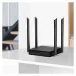 Router inalámbrico TP-Link Archer C64 de doble banda (2,4 GHz / 5 GHz) en color negro, SKU Archer C64