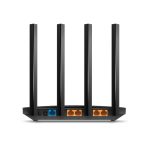 Router inalámbrico TP-Link Archer C6 con doble banda a 2,4 GHz y 5 GHz en color blanco, SKU ARCHER C6