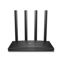 Router inalámbrico TP-Link Archer C80 de doble banda (2,4 GHz / 5 GHz) en color negro, SKU Archer C80