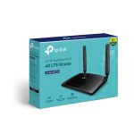 Router inalámbrico TP-Link Archer MR200 con Ethernet rápido, doble banda 2.4 GHz y 5 GHz, compatible con 4G, color negro, SKU Archer MR200
