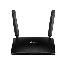 Router inalámbrico TP-Link Archer MR200 con Ethernet rápido, doble banda 2.4 GHz y 5 GHz, compatible con 4G, color negro, SKU Archer MR200