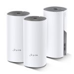 Sistema Wi-Fi en malla TP-Link Deco E4, 3 unidades, doble banda (2,4 GHz y 5 GHz), Wi-Fi 5 (802.11ac), colores blanco y gris, SKU Deco E4(3-pack)