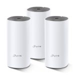 Sistema Wi-Fi en malla TP-Link Deco E4, 3 unidades, doble banda (2,4 GHz y 5 GHz), Wi-Fi 5 (802.11ac), colores blanco y gris, SKU Deco E4(3-pack)