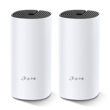 Sistema Wi-Fi TP-Link Deco M4 en pack de 2 unidades, con doble banda de 2,4 GHz y 5 GHz, compatible con Wi-Fi 5 (802.11ac), color blanco, SKU Deco M4(2-pack)