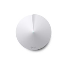 Imagen del router TP-Link Deco M5 1-Pack con doble banda de 2,4 GHz / 5 GHz, Wi-Fi 5 (802.11ac) en color blanco. SKU: Deco M5(1-pack).