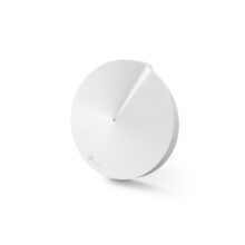 TP-Link Deco M9 Plus Tribanda con frecuencias de 2.4 GHz y 5 GHz, compatible con Wi-Fi 5 (802.11ac), color blanco, SKU: DECO M9 PLUS(1-PACK)