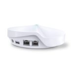 TP-Link Deco M9 Plus Tribanda con frecuencias de 2.4 GHz y 5 GHz, compatible con Wi-Fi 5 (802.11ac), color blanco, SKU: DECO M9 PLUS(1-PACK)