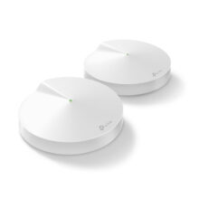 Sistema Wi-Fi en malla TP-Link Deco M9 Plus tribanda con frecuencias de 2,4 GHz y 5 GHz, compatible con Wi-Fi 5 (802.11ac), color blanco, SKU Deco M9 Plus(2-pack)