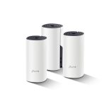 Imagen del TP-Link Deco P9 (3-pack) Sistema Wi-Fi Malla Doble Banda con frecuencias 2,4 GHz y 5 GHz, compatible con Wi-Fi 5 (802.11ac) y en color blanco. SKU: Deco P9(3-pack)