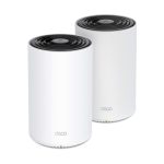 Sistema de redes inalámbricas TP-Link Deco PX50 con Wi-Fi 6 y doble banda 2.4 GHz y 5 GHz, SKU Deco PX50(2-pack)
