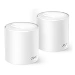 Router TP-Link Deco X1500 con Wi-Fi 6, doble banda 2,4 GHz y 5 GHz, color blanco, SKU Deco X1500(2-pack)